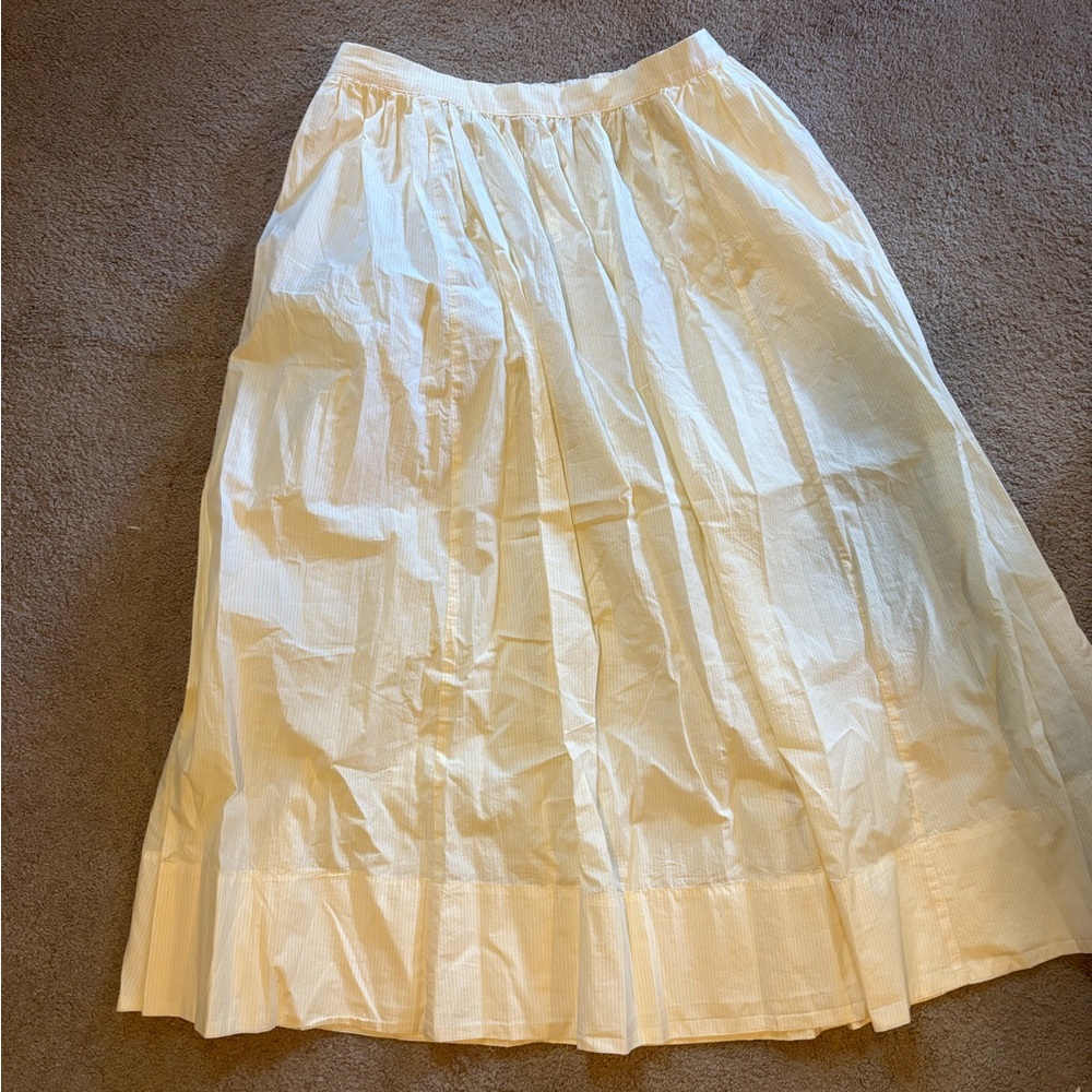 Elegant Yellow striped Skirt